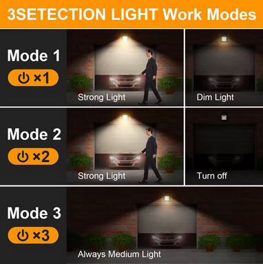 Lampe Solaire LED avec Détecteur de Mouvement