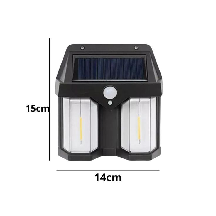 Lampe Solaire LED Extérieure à 2 Ampoules – Design HexaGuard™