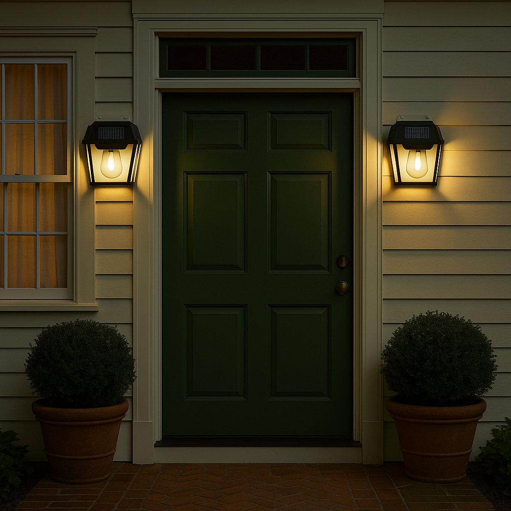 Lampe Solaire Murale Double Ampoules LED – Éclairez votre maison, sans électricité !