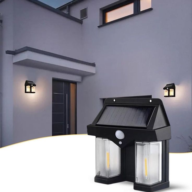 Lampe Solaire LED Extérieure à 2 Ampoules – Design HexaGuard™