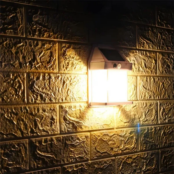 Lampe Solaire LED avec Détecteur de Mouvement